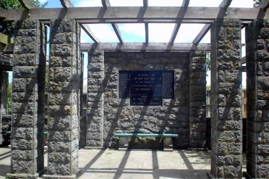 Detail of memorial