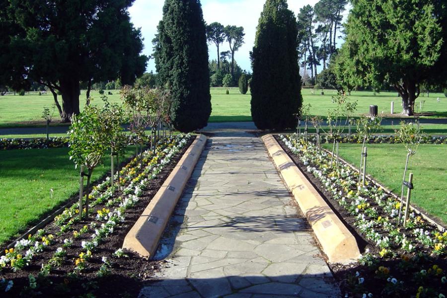 Detail of memorial