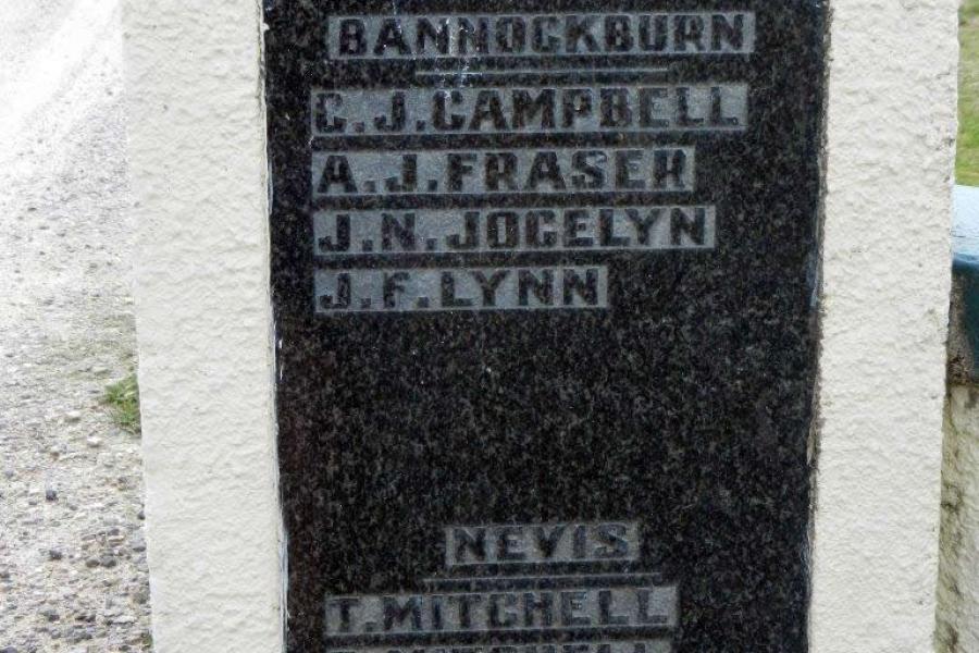 Bannockburn Domainmemorial