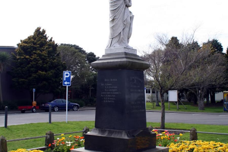 Detail from memorial