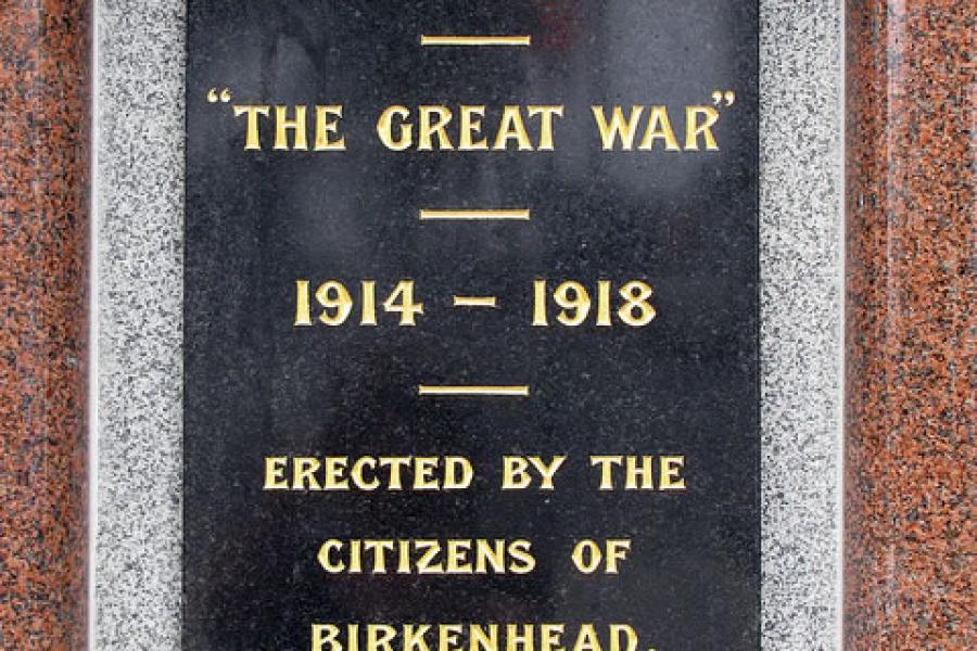 Birkenhead war memorial