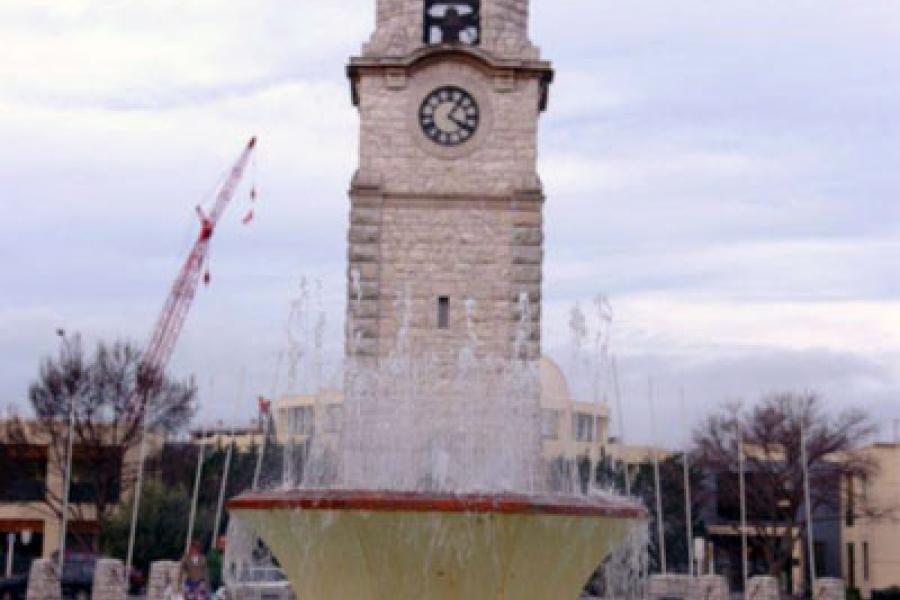 Blenheim war memorial fountain