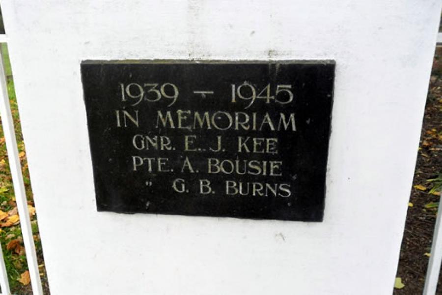Blue Cliffs School  memorial