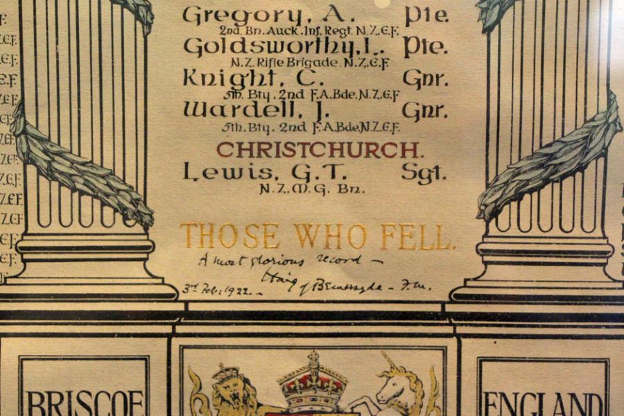 Roll of Honour