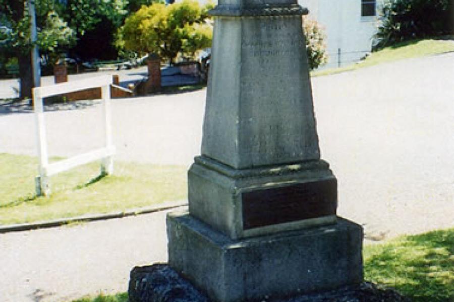 Broughton NZ Wars memorial