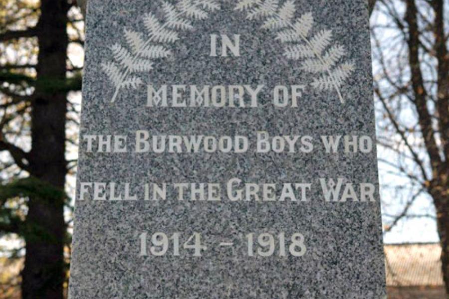 Burwood war memorial