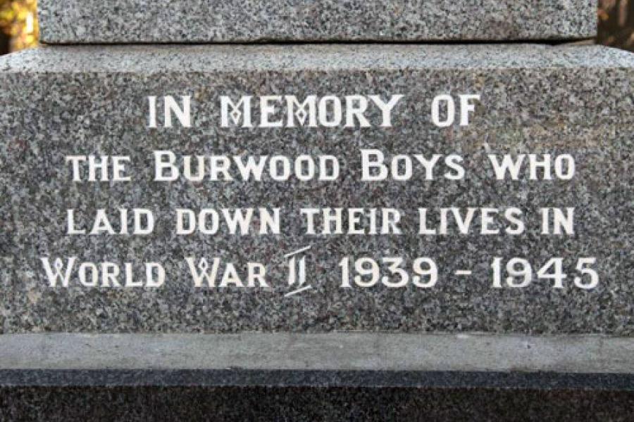 Burwood war memorial