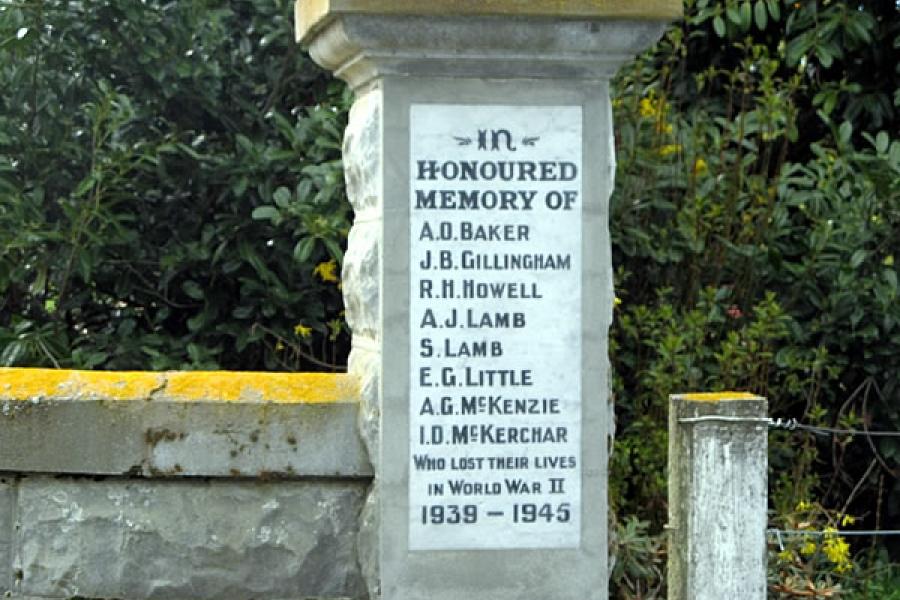 WW2 plaque