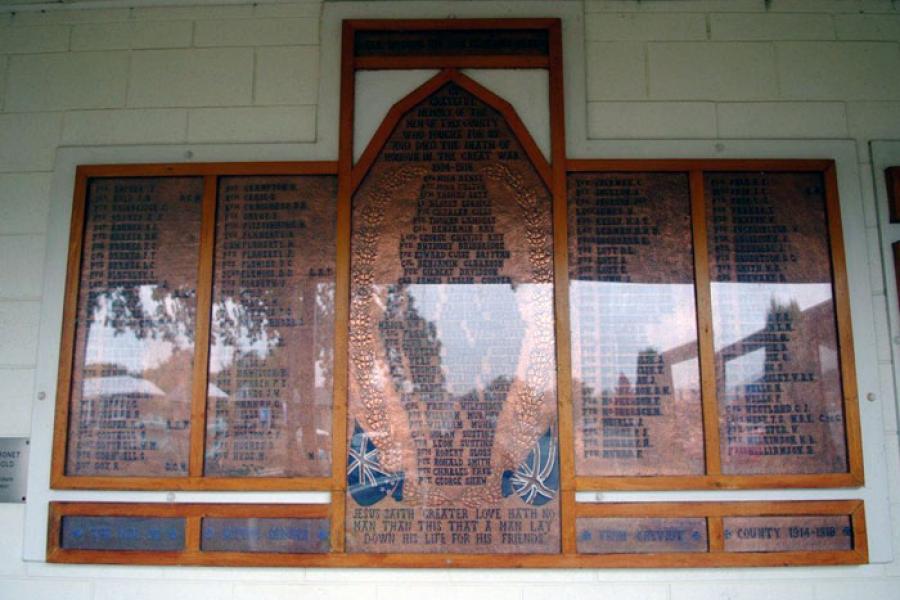 Detail from memorial