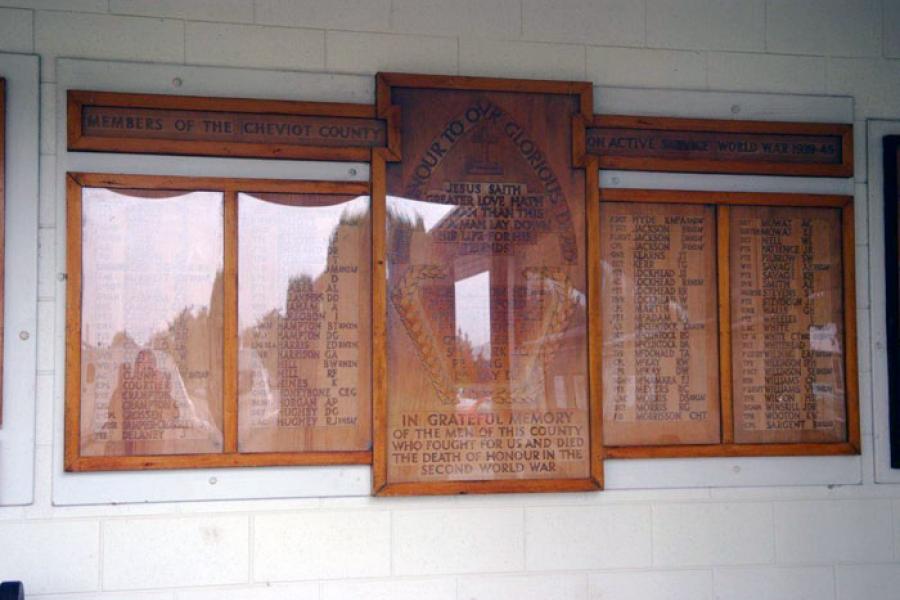 Detail from memorial