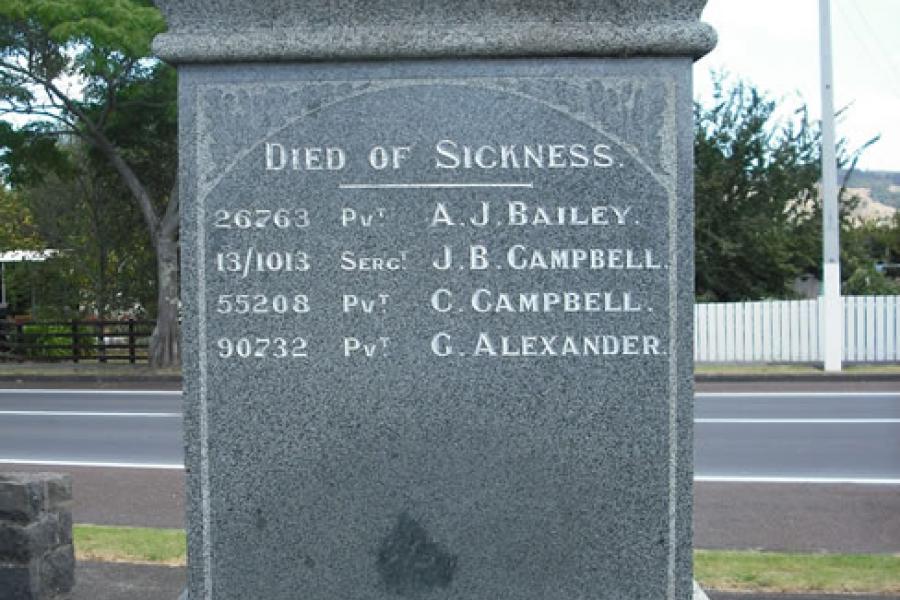 Clevedon First World War memorial