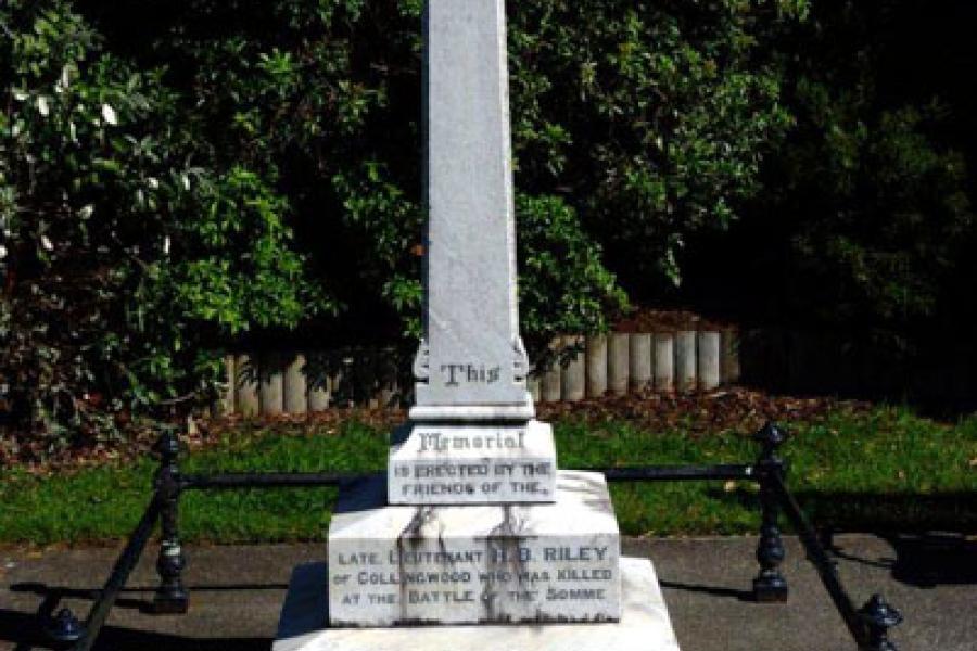 Collingwood war memorial