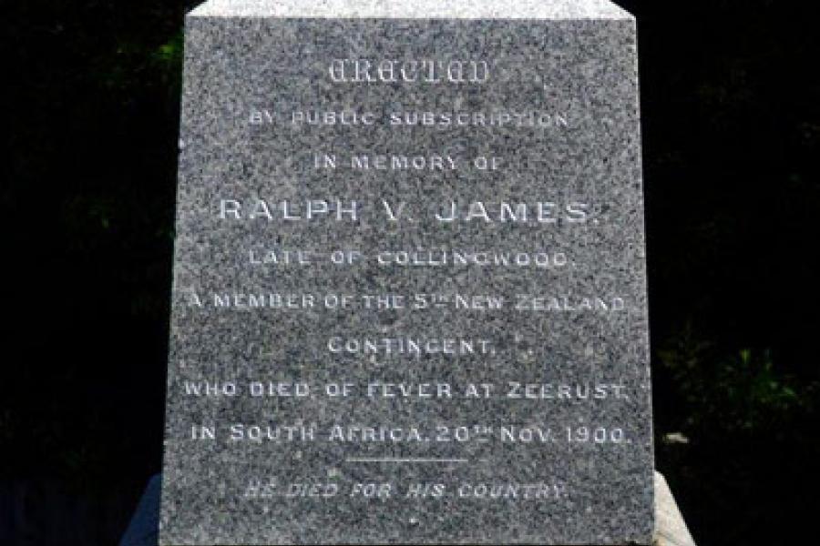 Collingwood South African War memorial