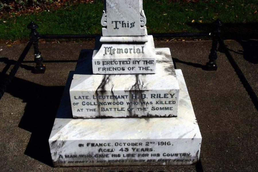 Collingwood war memorial
