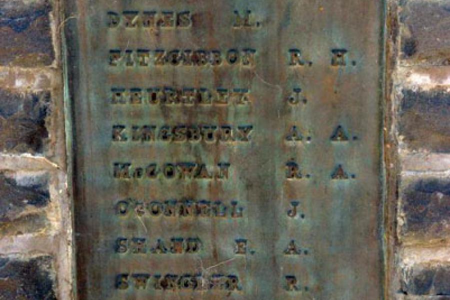 Culverden war memorial gate