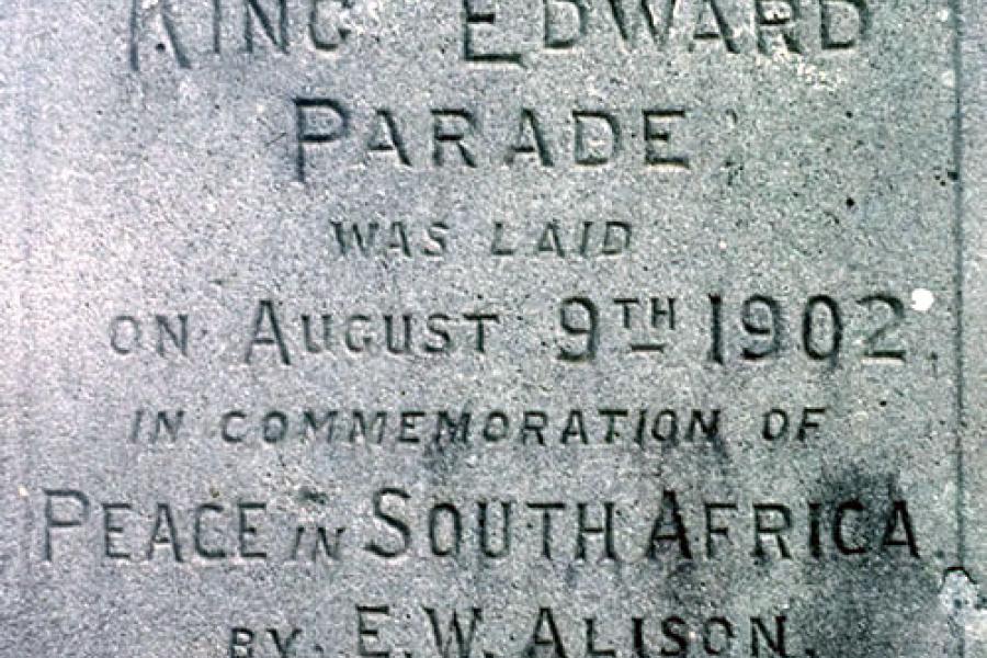 Devonport South African War peace memorial