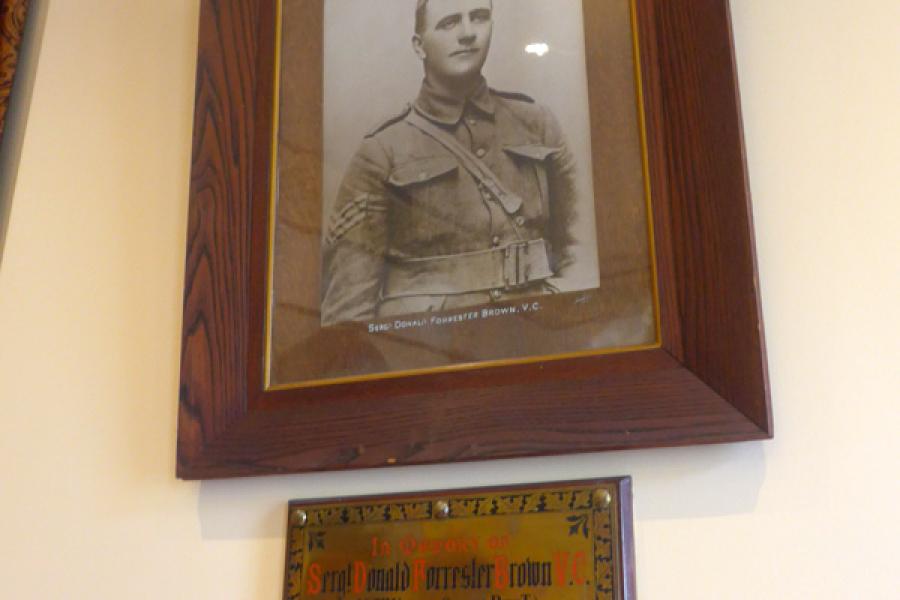 Donald Brown VC memorial Oamaru
