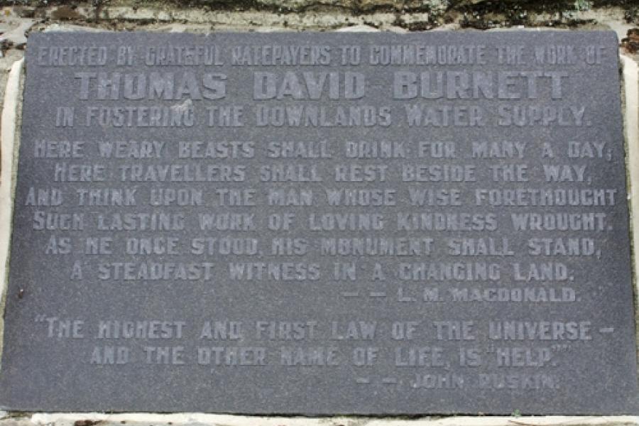 Thomas David Burnett memorial