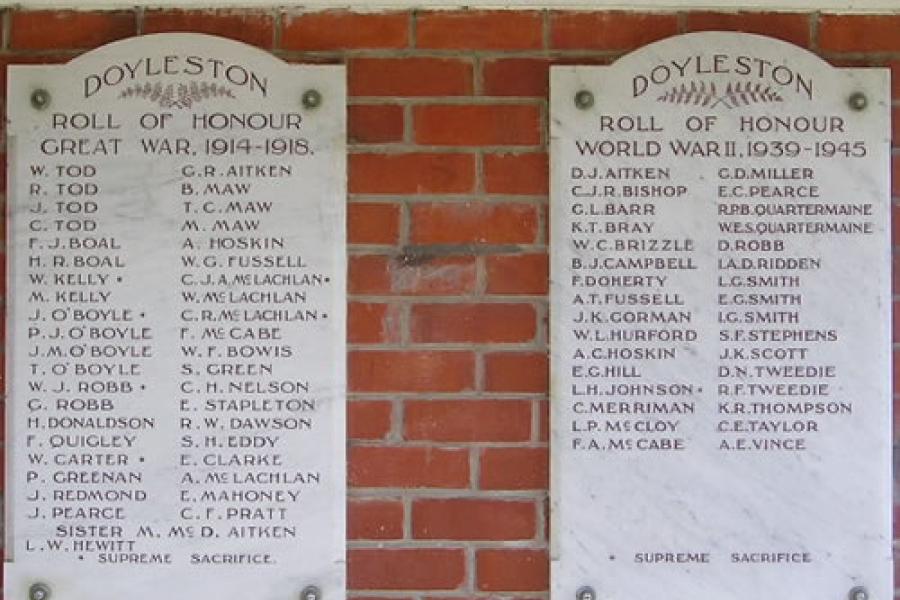 Memorial today