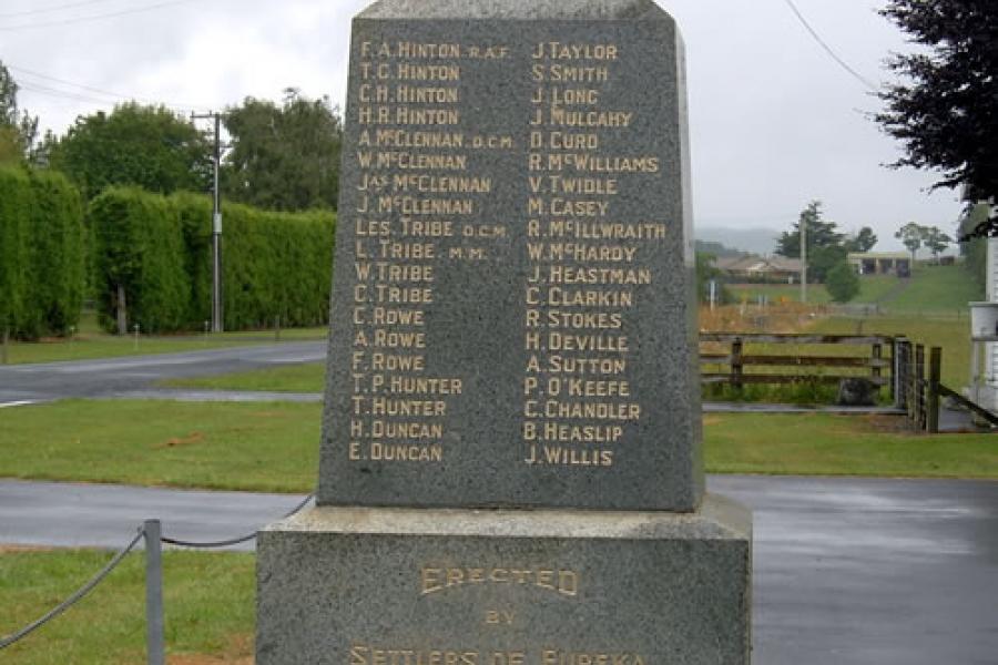 Eureka Memorial detail