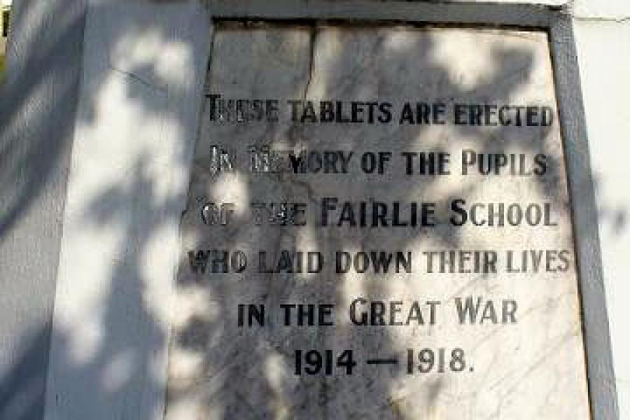 Fairlie primary school war memorial