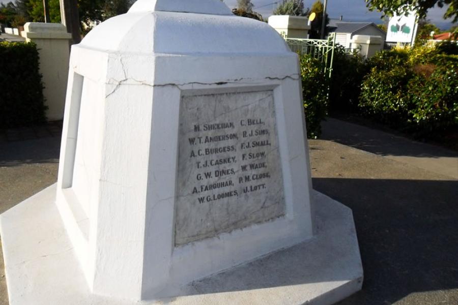 Fairlie primary school war memorial