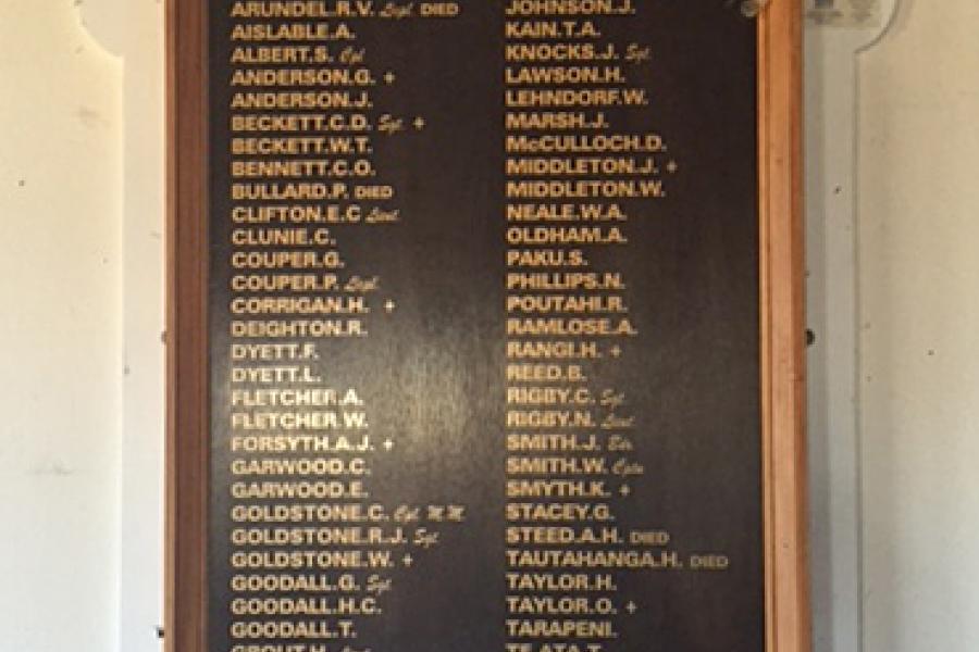 Roll of Honour