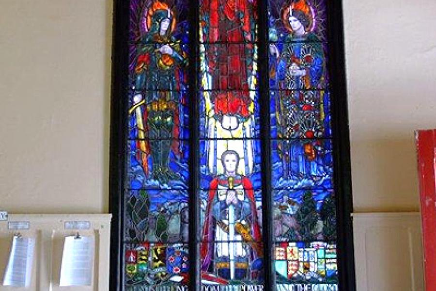 Geraldine Church stained-glass memorial window