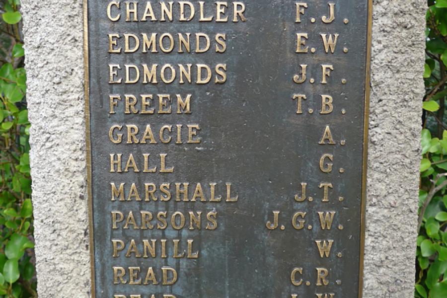 Roll of honour