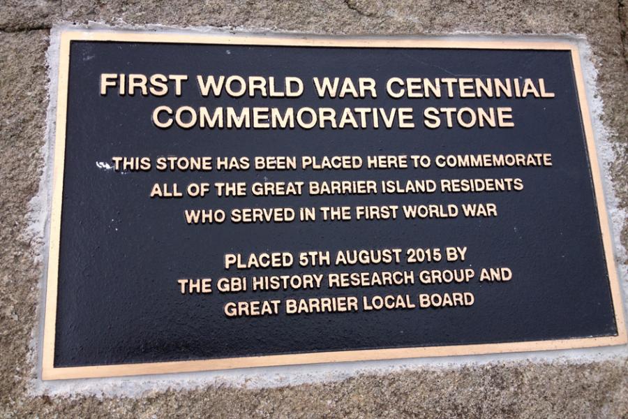 Memorial plaque