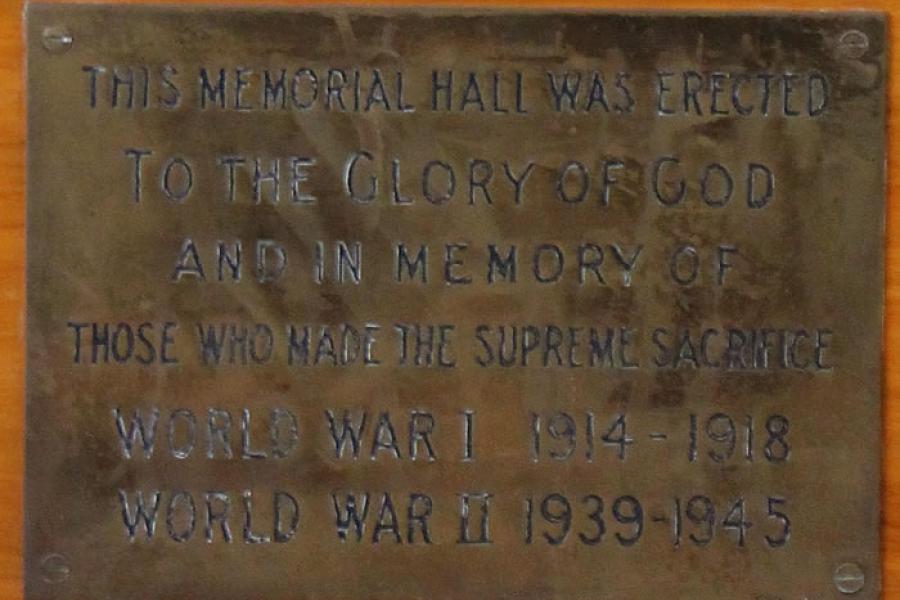 Image of Greyfriar's memorial hall