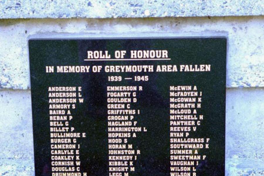 Detail from memorial