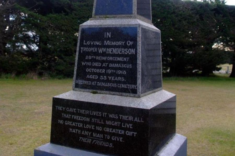 Halkett Church memorial