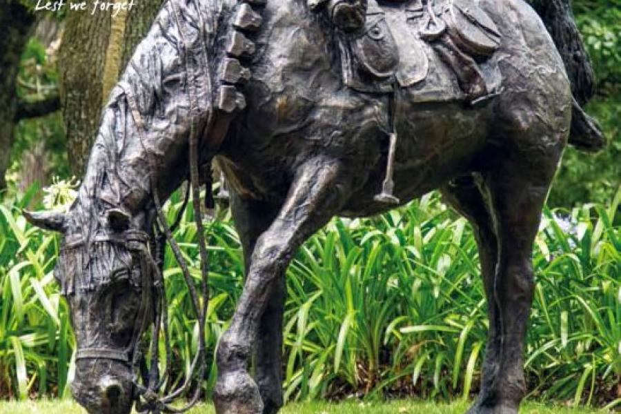 War horse memorial at Hamilton