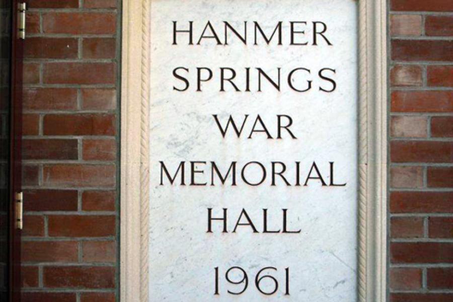 Hamner war memorial hall