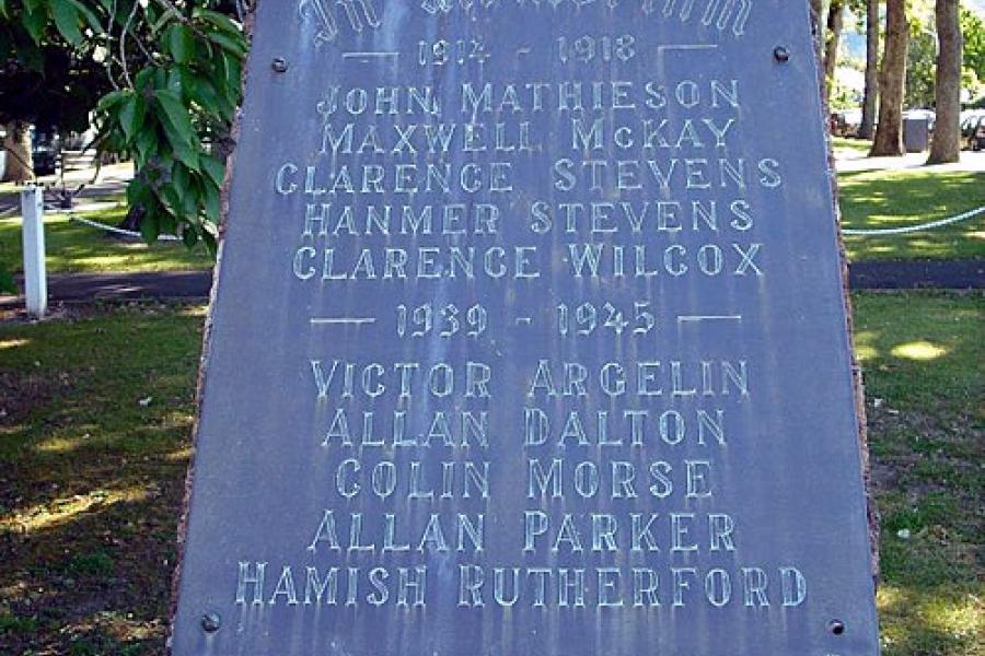 Hanmer war memorial