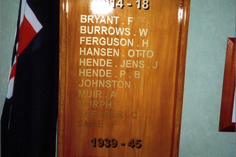 Detail from memorial