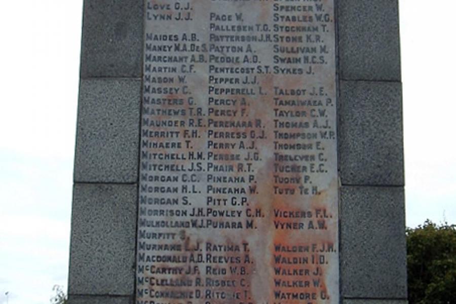 Exterior view of Hawke’s Bay Fallen Soldiers’ Memorial in 2010.