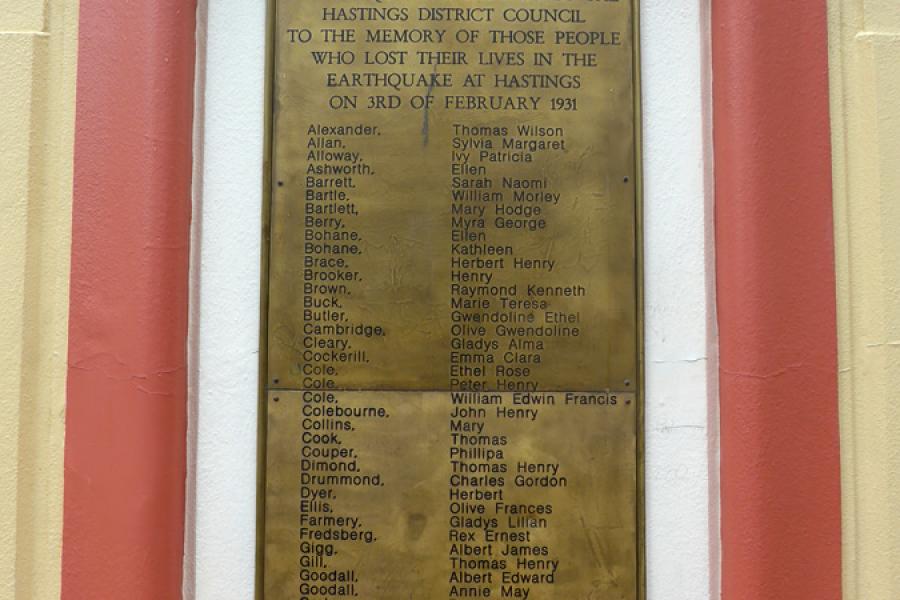 Hastings clock tower memorial