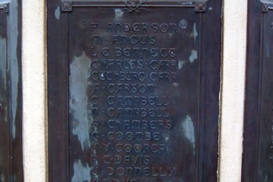 Havelock North memorial