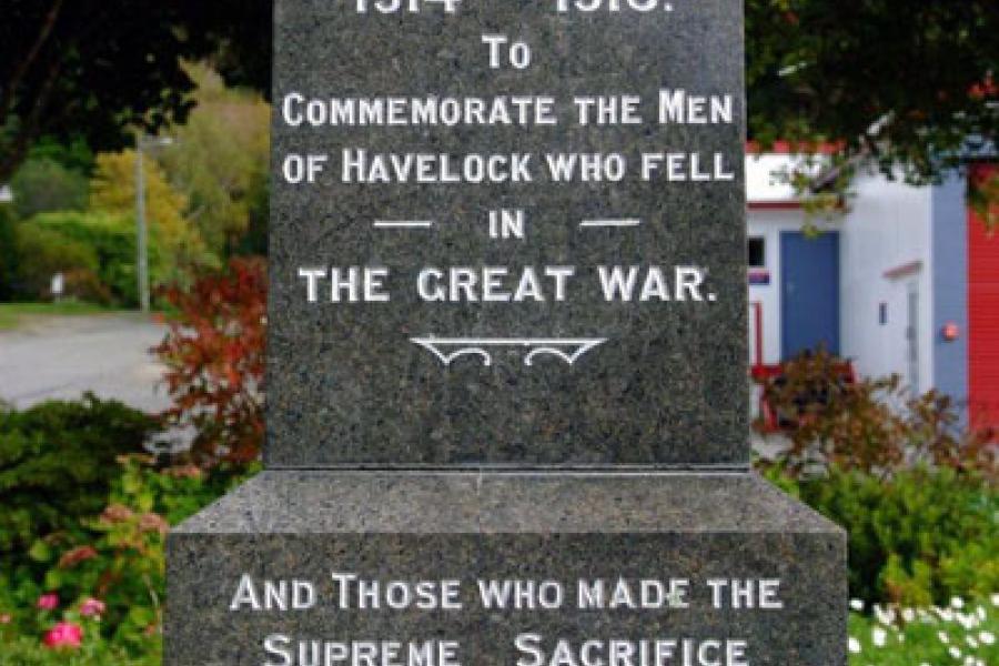 Detail from memorial
