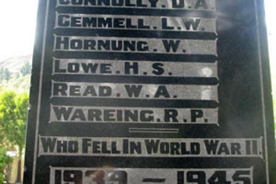 Heathcote memorial