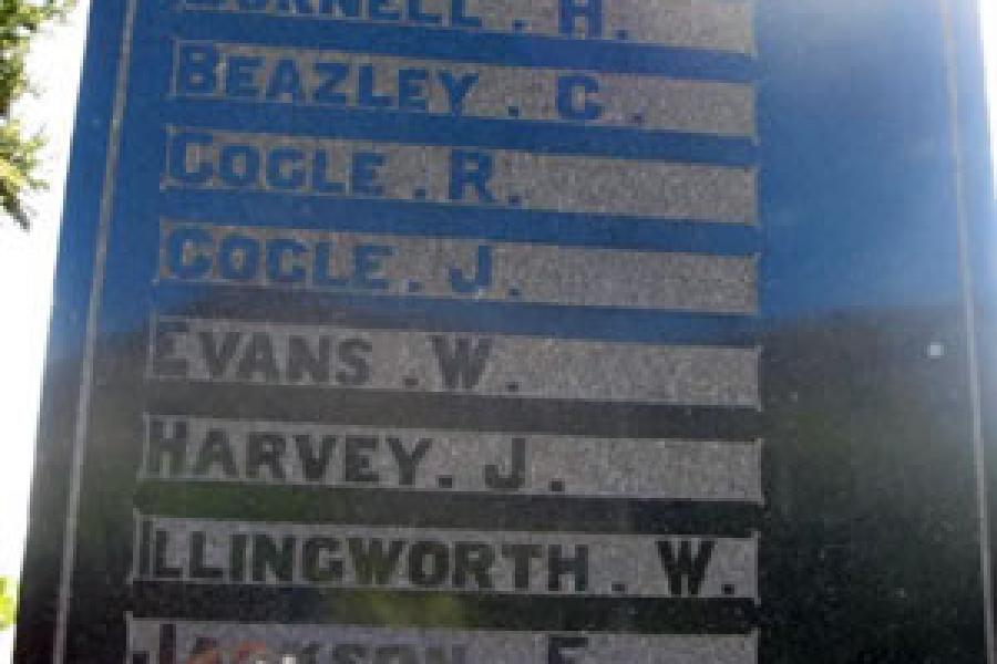 Heathcote memorial