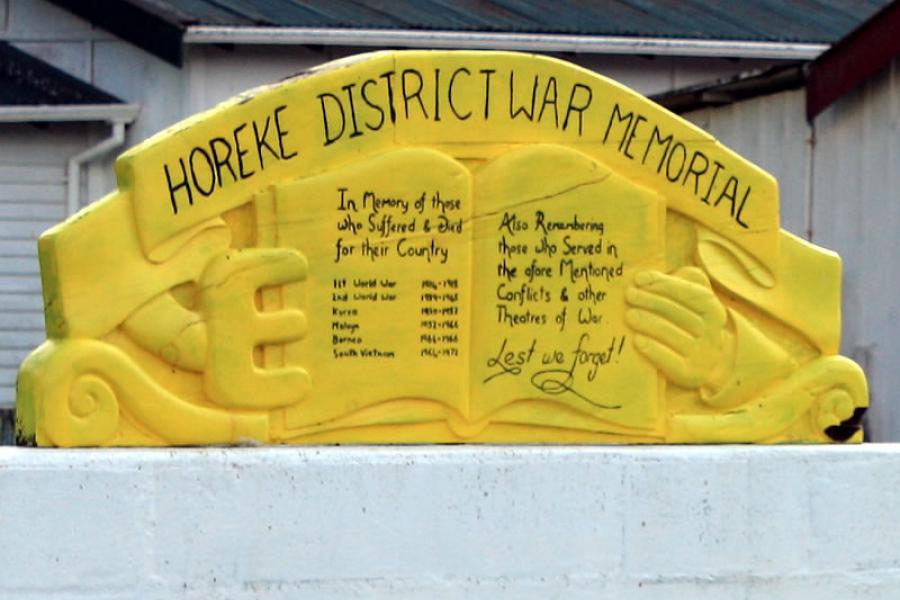 Horoeke war memorial
