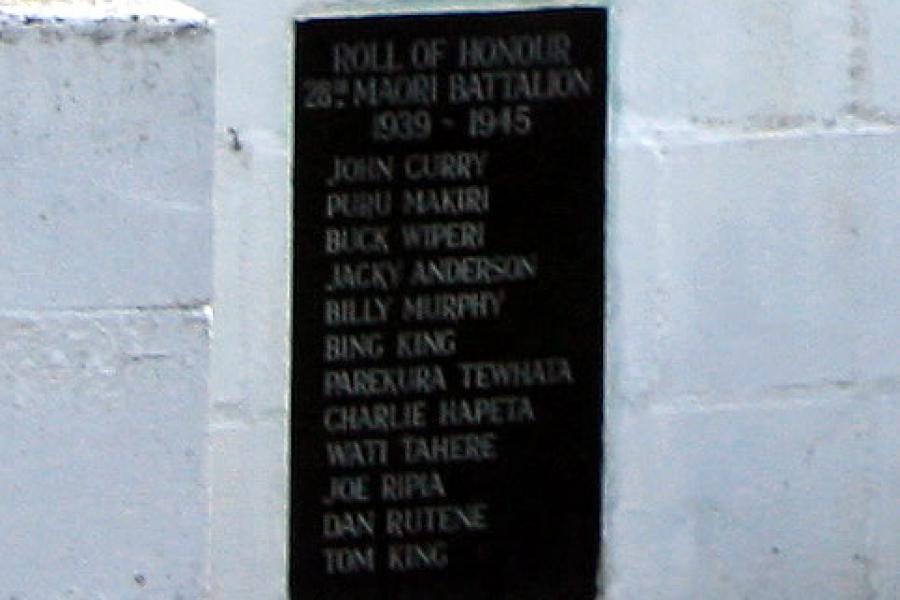 Horoeke war memorial