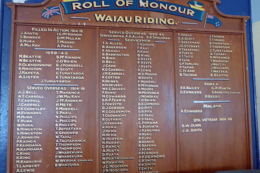 Roll of Honour