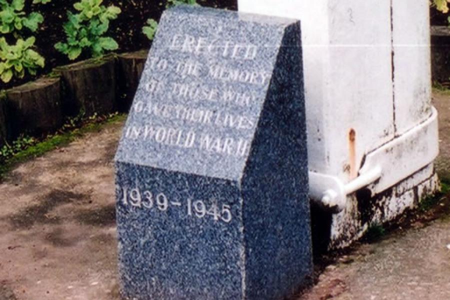 Detail from memorial