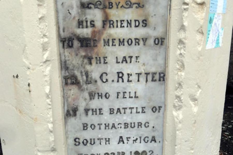 Johnsonville South African War memorial