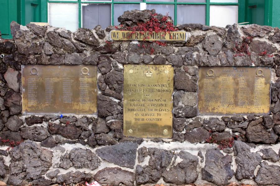 Kaikohe war memorial