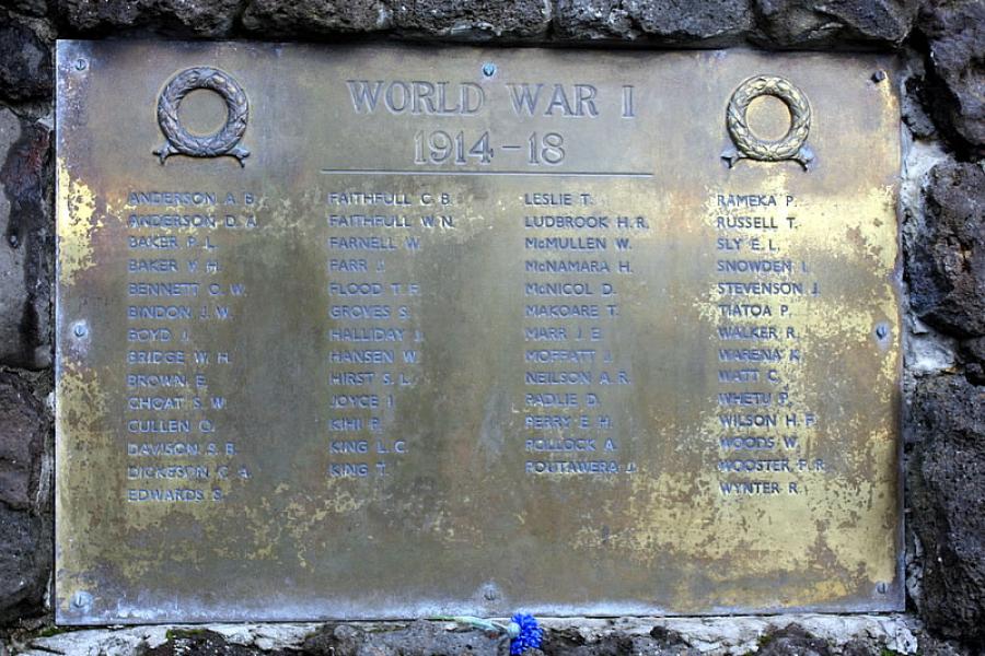Kaikohe war memorial